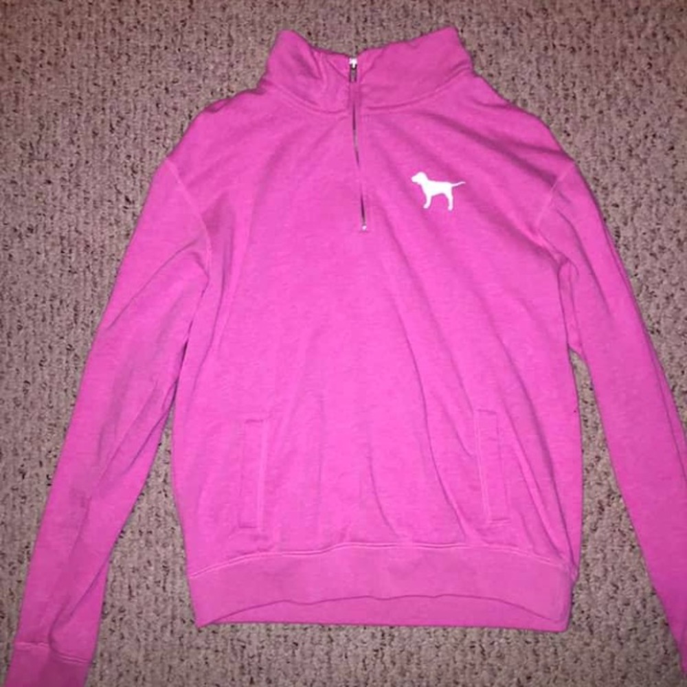 PINK half zip